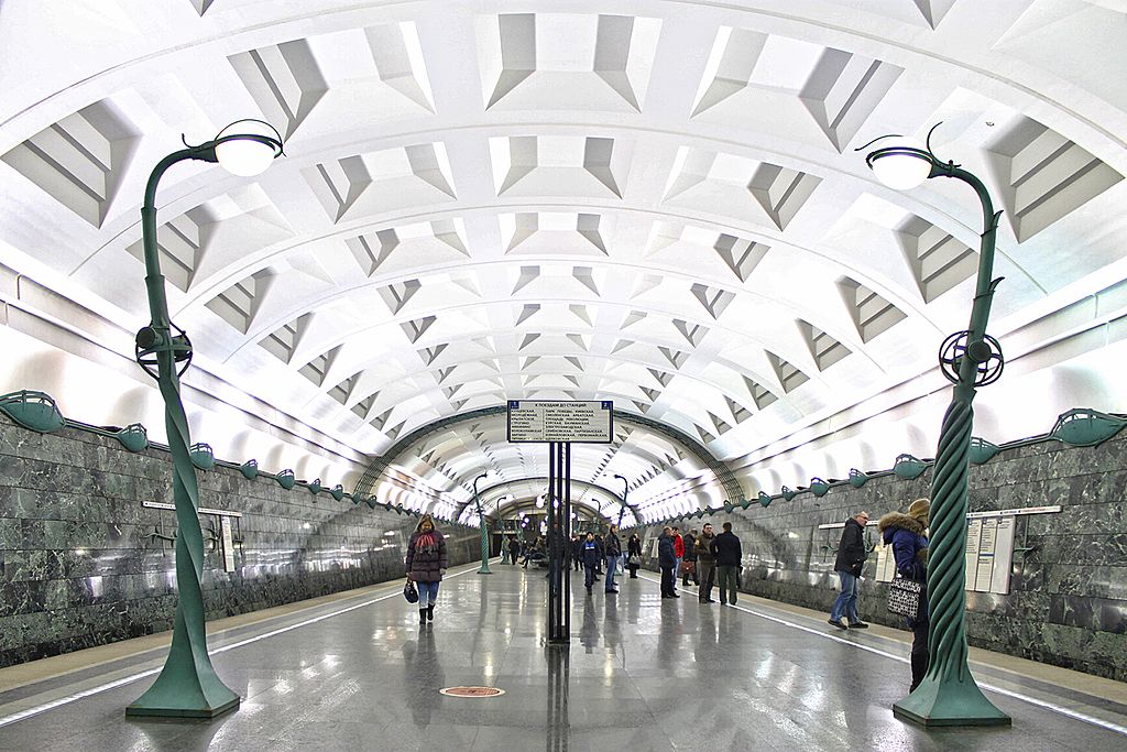 Метро Славянский бульвар - платформа