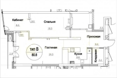 Планировки квартир ЖК Кутузовская ривьера 08